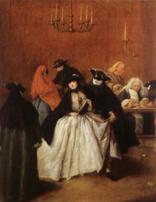 Pietro Longhi Masks in the Foyer Germany oil painting art